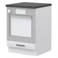 Szafka kuchenna Evia r-60-r/4 korpus pearl grey mat