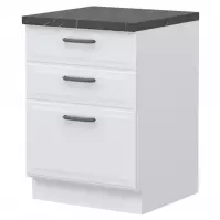 Szafka kuchenna Evia r-60-3f/4 3s standard pearl grey mat Szafka kuchenna Evia r-60-3f/4 3s standard pearl grey mat