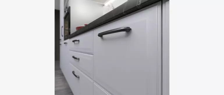 Szafka kuchenna Evia r-40-4mbox/4 4s pearl grey mat