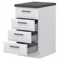 Szafka kuchenna Evia r-45-4mbox/4 4s pearl grey mat Szafka kuchenna Evia r-45-4mbox/4 4s pearl grey mat