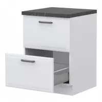 Szafka kuchenna Evia r-60-2mbox/4 2s pearl grey mat Szafka kuchenna Evia r-60-2mbox/4 2s pearl grey mat