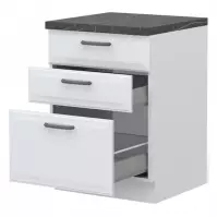 Szafka kuchenna Evia r-60-3mbox/4 3s pearl grey mat Szafka kuchenna Evia r-60-3mbox/4 3s pearl grey mat