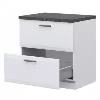 Szafka kuchenna Evia r-80-2mbox/4 2s pearl grey mat Szafka kuchenna Evia r-80-2mbox/4 2s pearl grey mat
