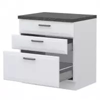 Szafka kuchenna Evia r-80-3mbox/4 3s pearl grey mat Szafka kuchenna Evia r-80-3mbox/4 3s pearl grey mat