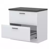 Szafka kuchenna Evia r-90-2mbox/4 pearl grey mat Szafka kuchenna Evia r-90-2mbox/4 pearl grey mat