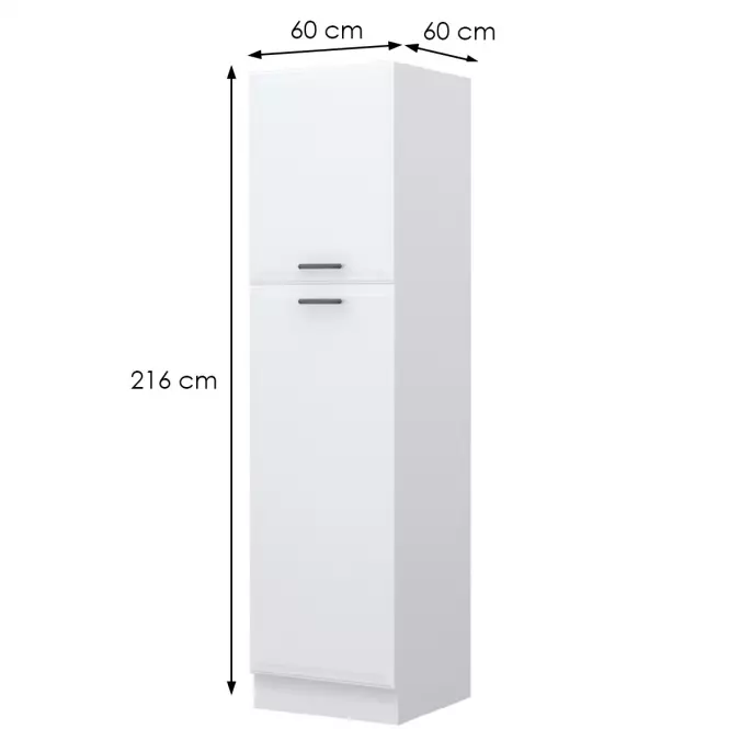 Szafka kuchenna Evia k21-60-2kf/4 pearl grey mat