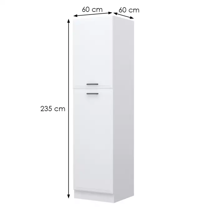 Szafka kuchenna Evia k23-60-2kf/4 pearl grey mat