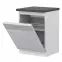 Front kuchenny Evia k60d/4 pearl grey mat