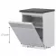 Front kuchenny Evia k60d/4 pearl grey mat,2