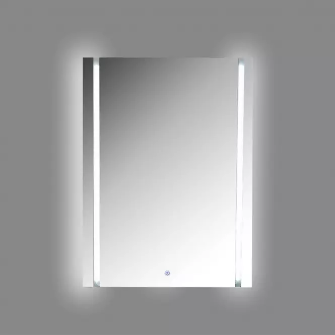 Lustro łazienkowe z oświetleniem LED + włącznik 60x80