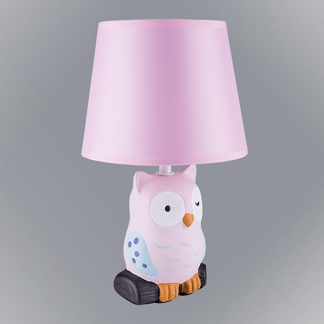 Lampka nocna Owl różowa VO2166 LB1