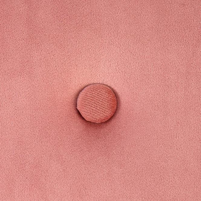 Fotel Santi różowy/złoty
