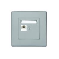 GPK-1L MILANO (POPIEL) GNIAZDO KOMPUTEROWE RJ45 KAT. 5E POJEDY