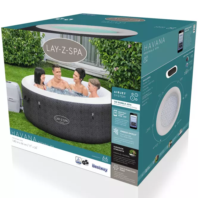 Jacuzzi ogrodowe Spa Havana Airjet 1,8x0,66 m 60035