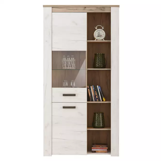 Witryna Kent POP V biały dąb 11008835