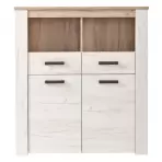 Witryna Kent POP 2F biały dąb 11008837