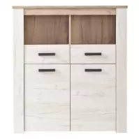 Witryna Kent POP 2F biały dąb 11008837