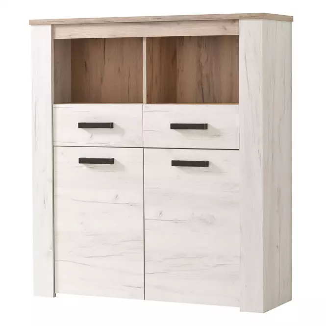 Witryna Kent POP 2F biały dąb 11008837
