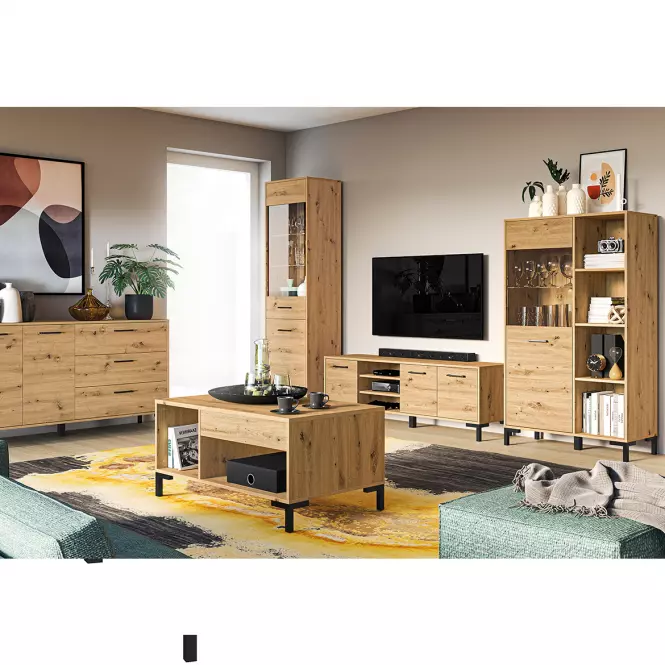 Szafka RTV Nevio 20 dąb artisan,4