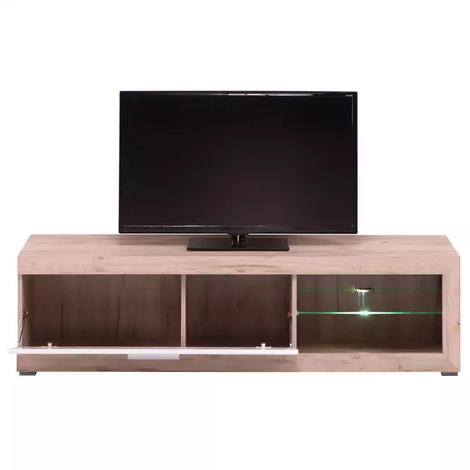 Szafka RTV Remo szary dąb/biały11008810