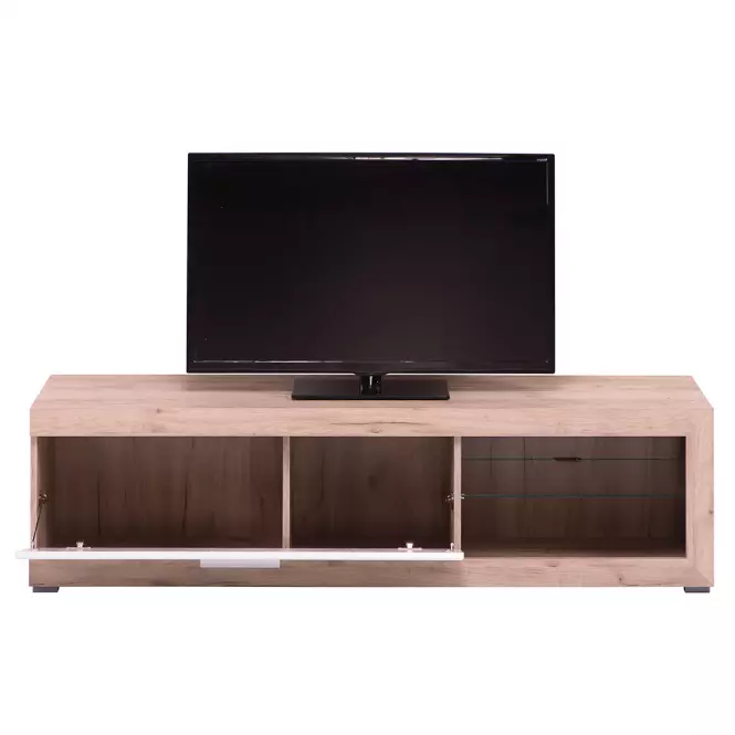Szafka RTV Remo szary dąb/biały11008810