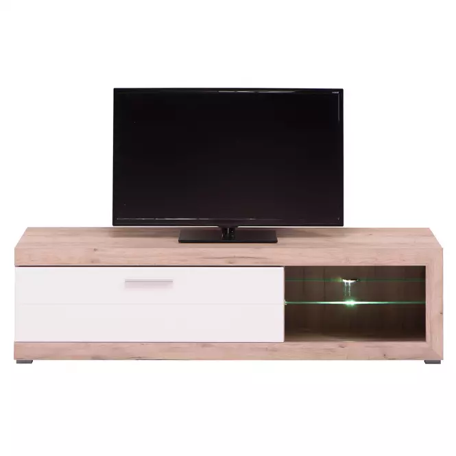 Szafka RTV Remo szary dąb/biały11008810