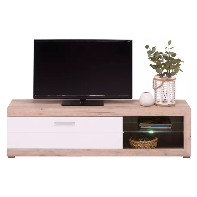 Szafka RTV Remo szary dąb/biały11008810