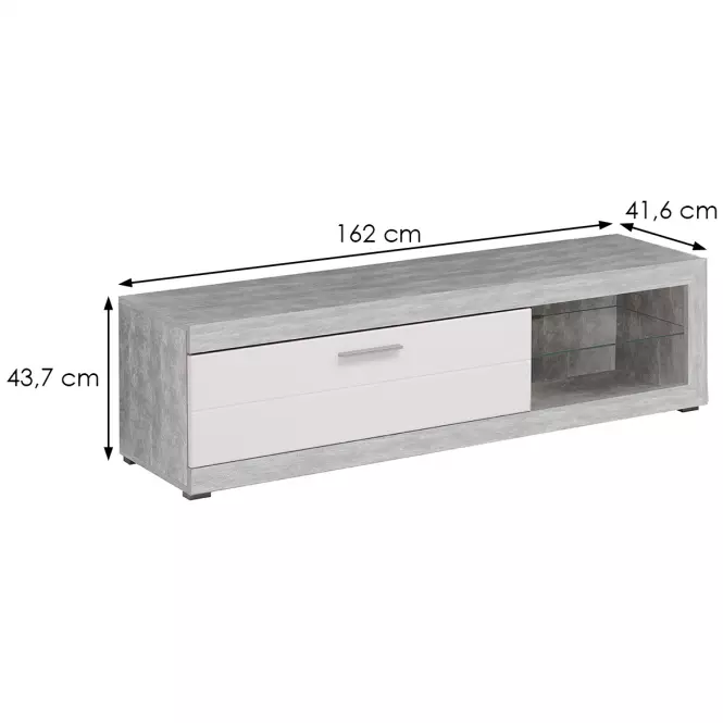 Szafka RTV Remo beton 11008818