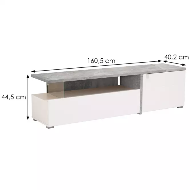 Szafka RTV Fortuna beton 11008821