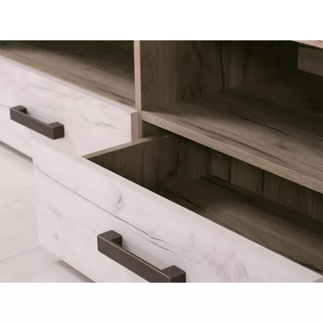 Szafka RTV Kent 150 biały dąb 11008807