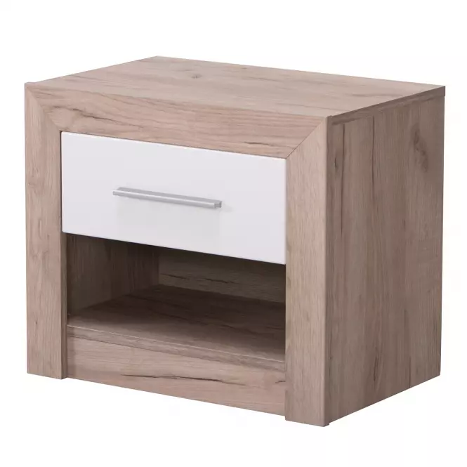 Szafka nocna Astor NO1F szary dąb 11008673