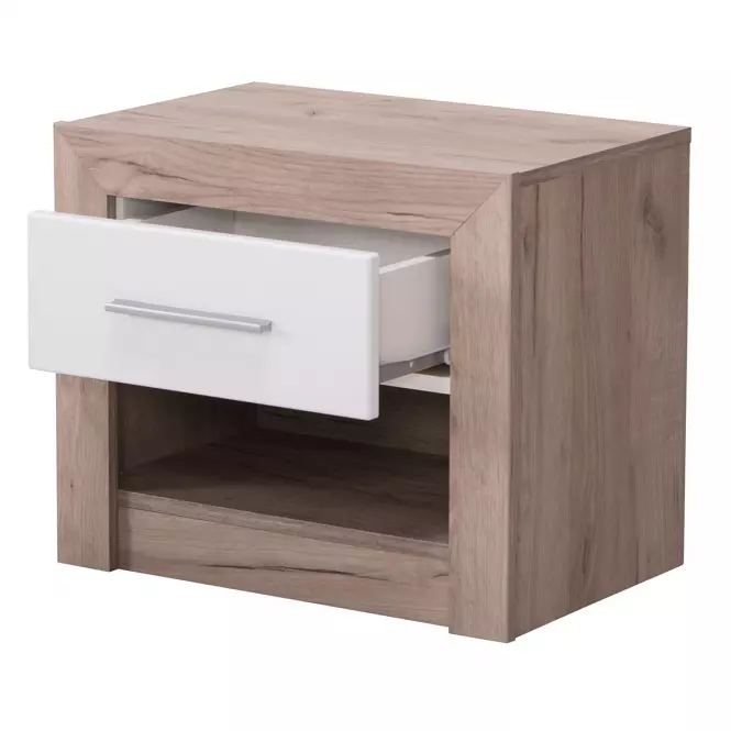 Szafka nocna Astor NO1F szary dąb 11008673