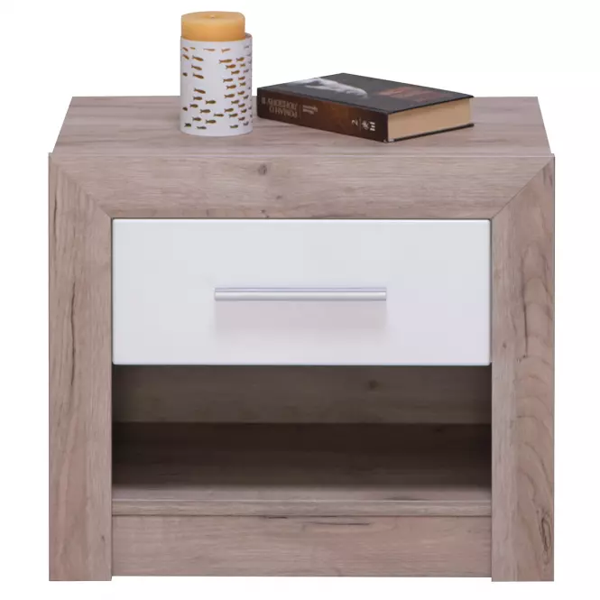 Szafka nocna Astor NO1F szary dąb 11008673