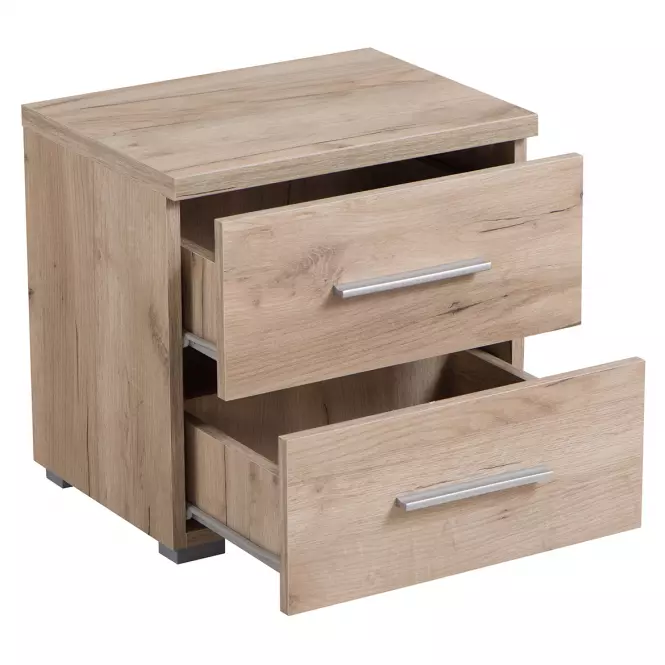 Szafka nocna UniNO2F szary dąb 11008694