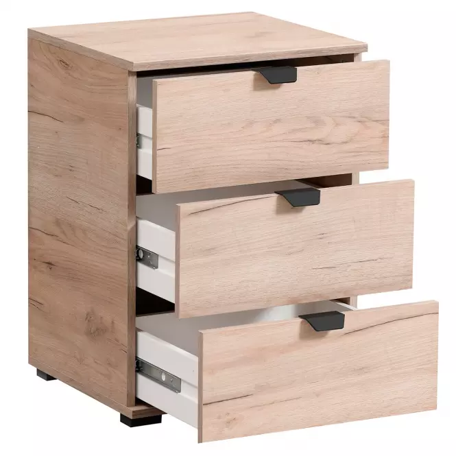 Szafka nocna Duerto 3F szary dąb 11008315