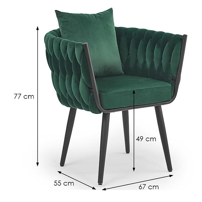 Fotel Avatar 2 zielony/czarny