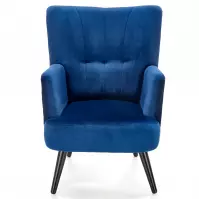 Fotel Pagoni granatowy/czarny