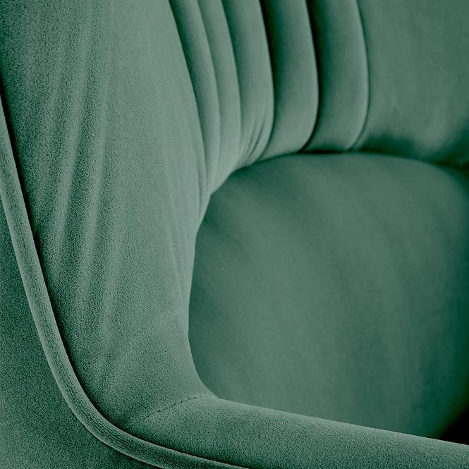 Fotel Verdon zielony/czarny