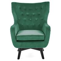 Fotel Marvel zielony/czarny