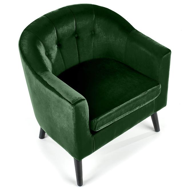 Fotel Marshal zielony/czarny