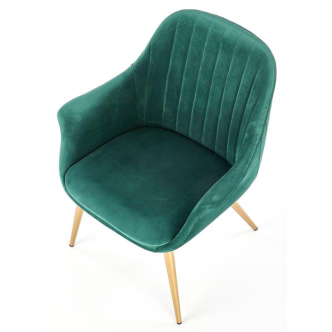 Fotel Elegance 2 zielony/złoty