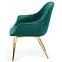 Fotel Elegance 2 zielony/złoty,3