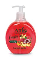 ATTIS FRUITY mydło w płynie  lychee & vanilia 0.5L