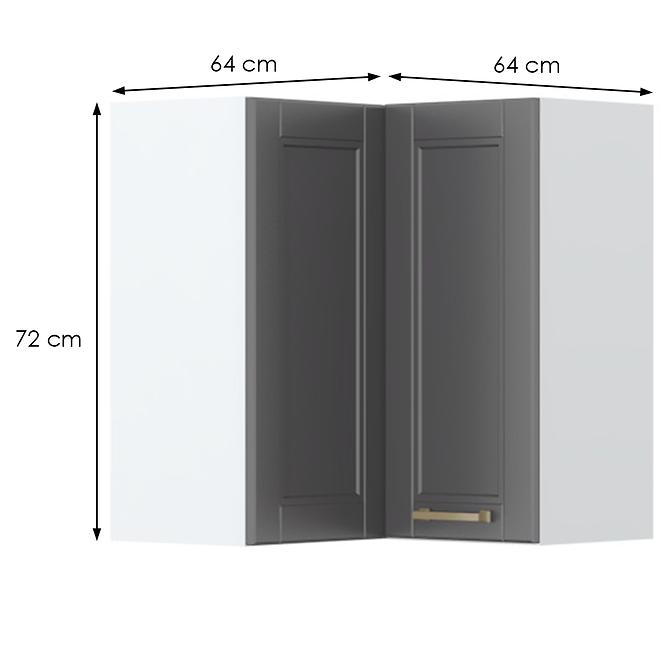 Szafka kuchenna Tara V7-Ug-2k/4 graphite mat