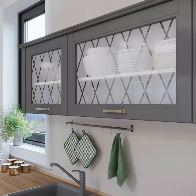 Szafka kuchenna Tara V9-60-1k/4 graphite mat,4