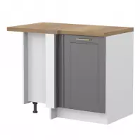 Szafka kuchenna Tara R-Ug-1k/4 graphite mat Szafka kuchenna Tara R-Ug-1k/4 graphite mat