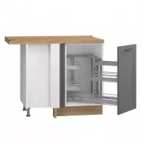 Szafka kuchenna Tara R-Ug-1kmcr/4 graphite mat Szafka kuchenna Tara R-Ug-1kmcr/4 graphite mat
