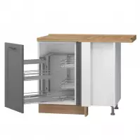 Szafka kuchenna Tara R-Ug-1kmcl/4 graphite mat Szafka kuchenna Tara R-Ug-1kmcl/4 graphite mat