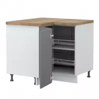 Szafka kuchenna Tara R-Ug-2kza/4 graphite mat Szafka kuchenna Tara R-Ug-2kza/4 graphite mat