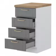 Szafka kuchenna Tara R-45-4mbox/4 4s graphite mat Szafka kuchenna Tara R-45-4mbox/4 4s graphite mat